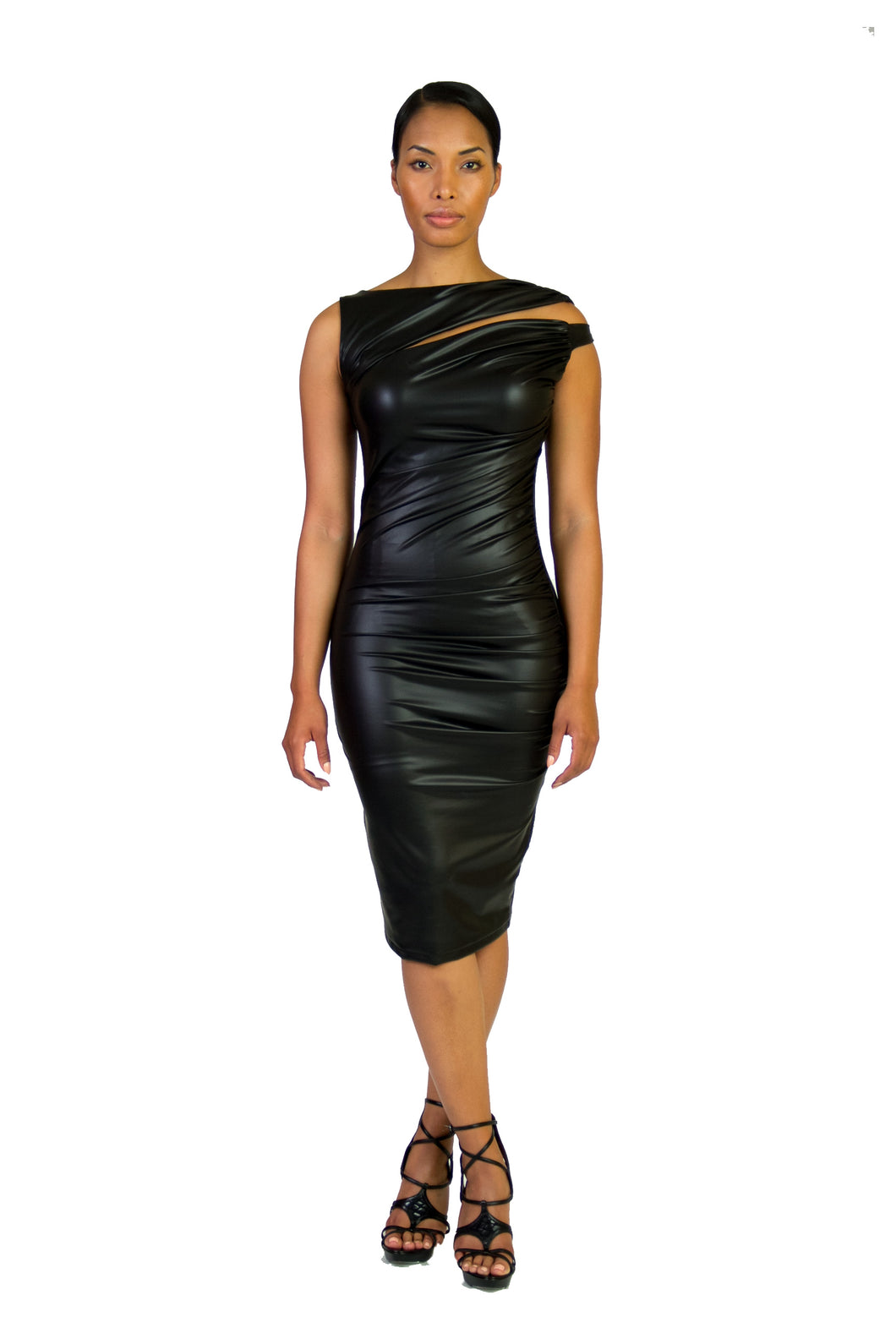 Assymetrical Cold Shoulder Bodycon Dress Deanzign Assymetrical Cold Shoulder Bodycon Dress Deanzign